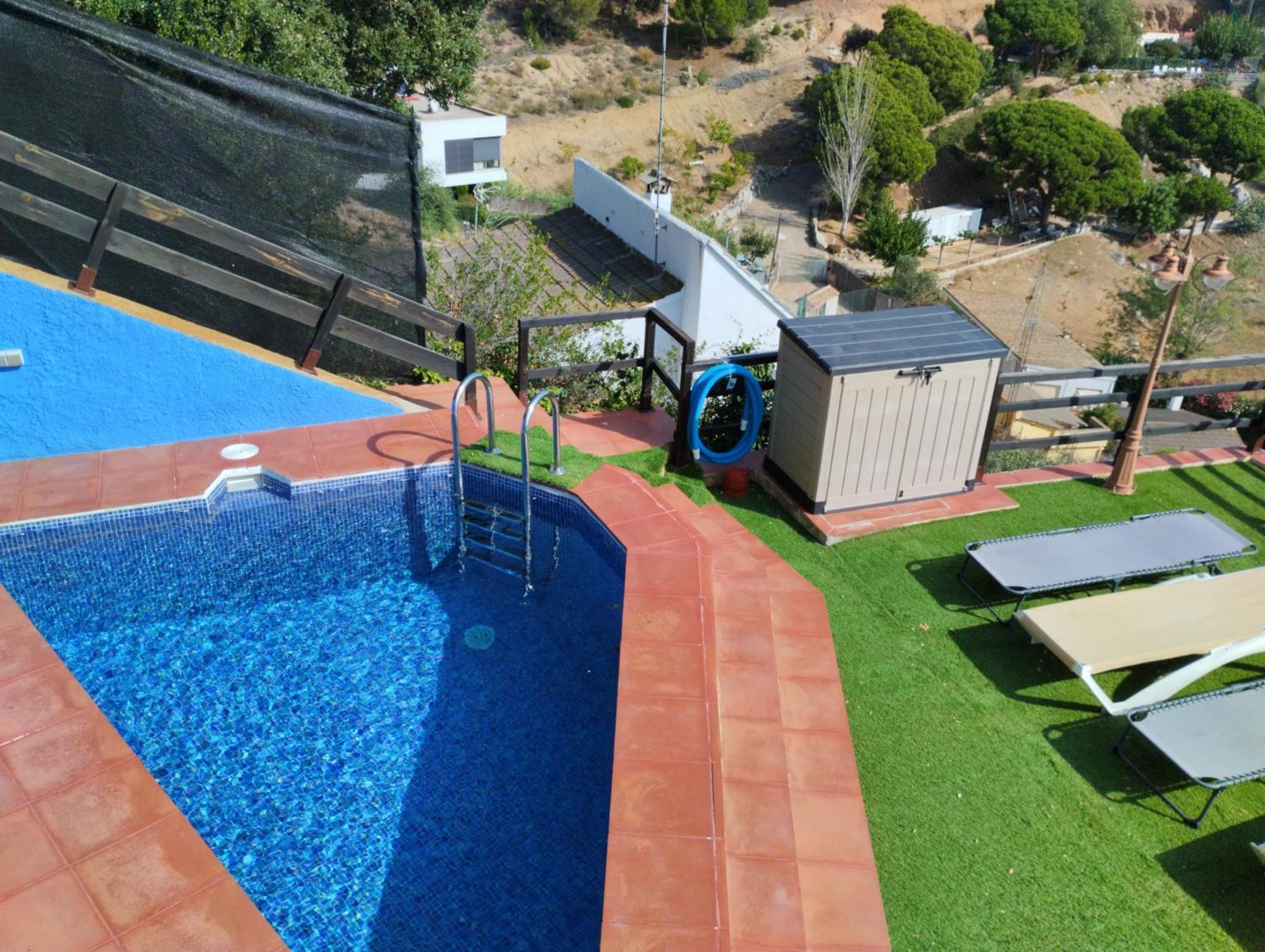 Villa Pura Vida Piscina Barbacoa Y Vistas Al Mar Pineda de Mar Esterno foto